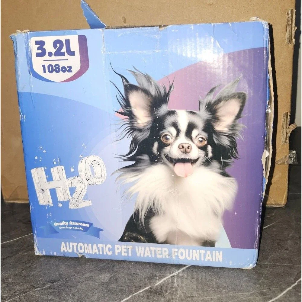 H2O Automatic Pet Water Fountain 3.2 L 108 oz